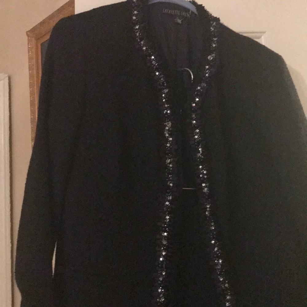 Suit- navy with jewels